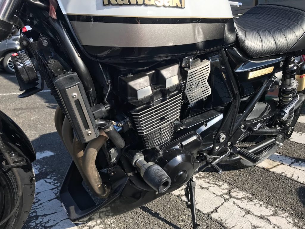 バイクのオイル漏れ修理
