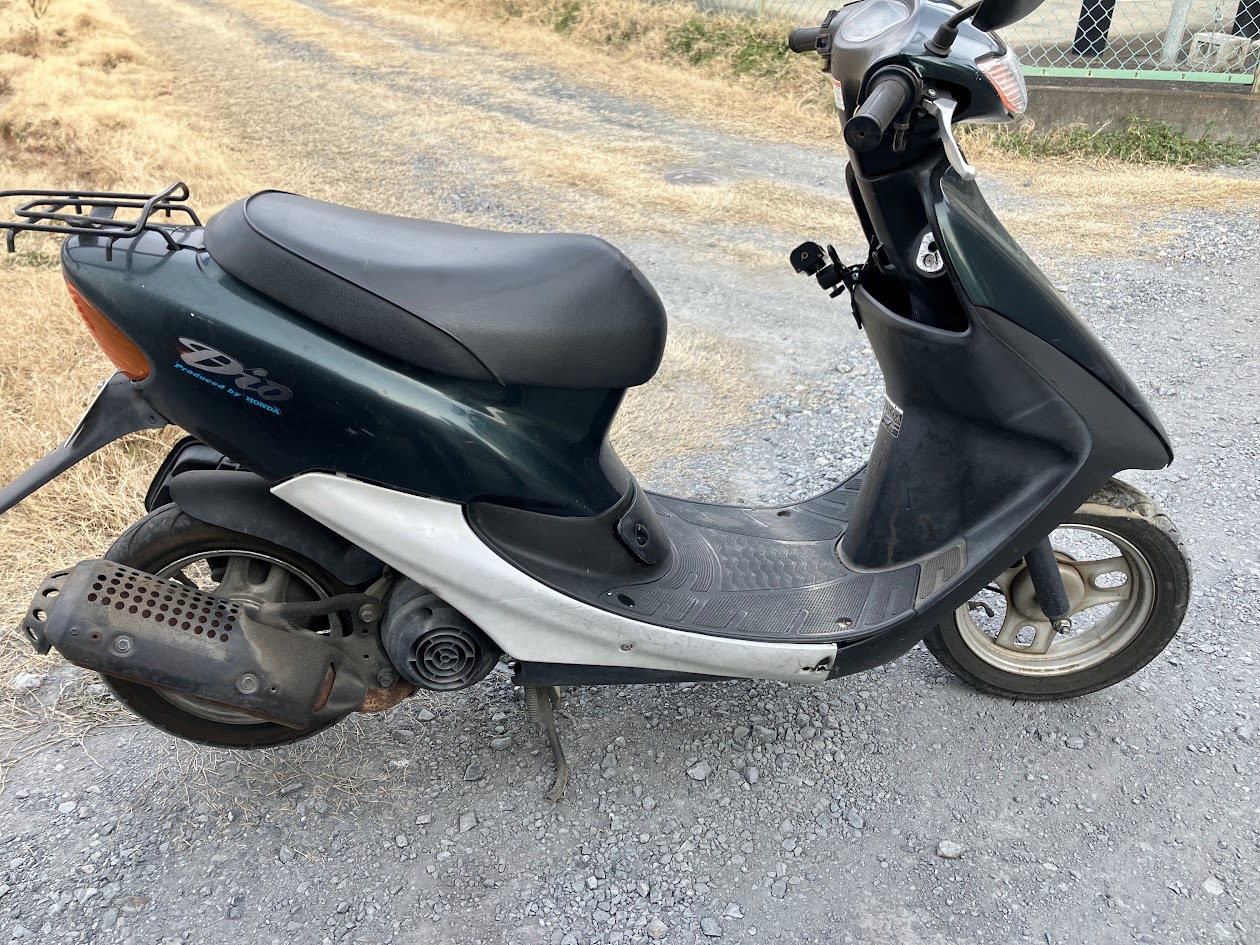 埼玉県熊谷市でホンダDio(AF34)の出張パンク修理依頼